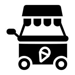 street food Solid icon © ilham