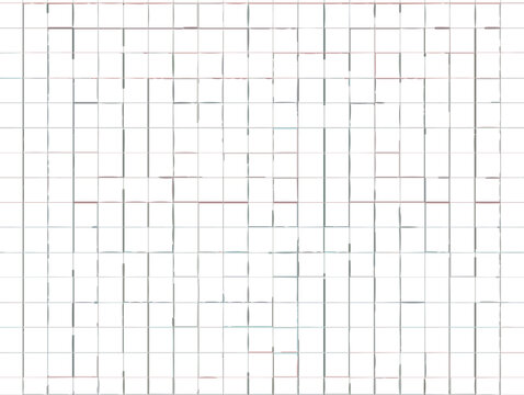 A grid pattern with subtle variations in line thickness and color, creating a visually complex abstract design.