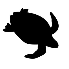 Turtle Silhouette 