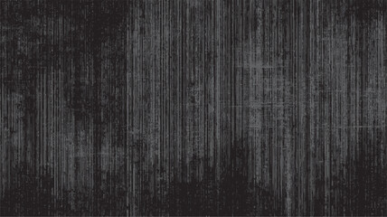 Dark textured background with vertical grey lines and distressed grunge effect abstract black