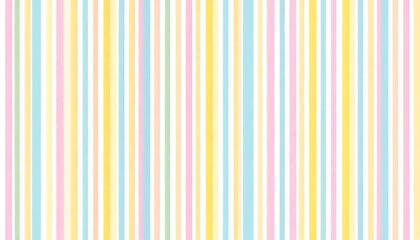 Pastel-colored, vertical stripes pattern across a white background creating a visually pleasing, simple design. A vibrant and clean aesthetic
