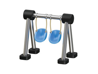 swing set icon 3d illustration render