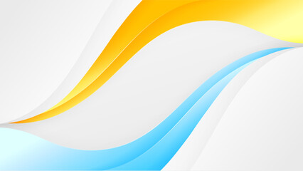 Abstract blue wave background design