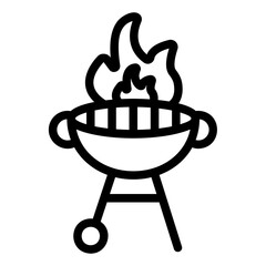 grill Line Icon