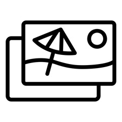 gallery Line Icon
