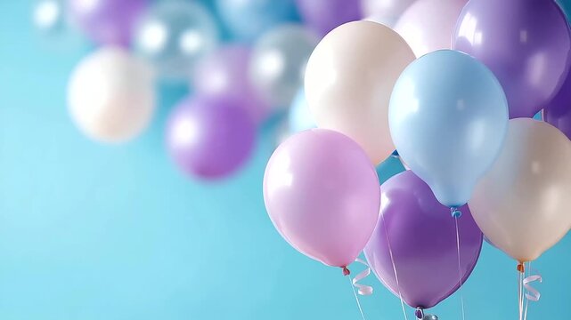 Vibrant balloons isolated on a clear backdrop, festive gatherings in balloon decor, joyful moments in holiday prep, celebration vibes with transparent charm, event highlights in Ch