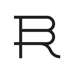 🐂 Classic Cattle Brand Design Featuring the Letters BR