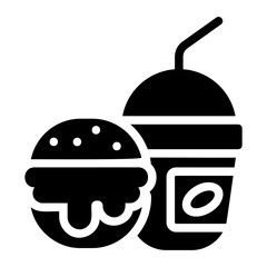 fast food Solid icon
