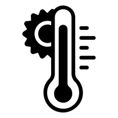 thermometer Solid icon