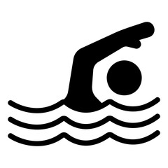 swimming Solid icon