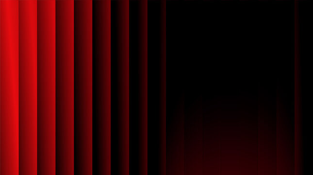 Dynamic red vertical stripes on a deep black background, creating an intense, futuristic glass energy field ideal for high-tech and gaming themes.
