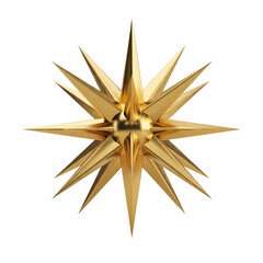 Radiant golden starburst symbolizing success and achievement