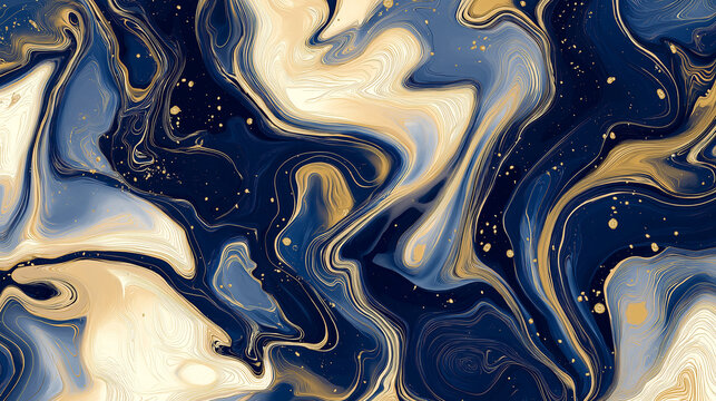 abstract blue background with stars