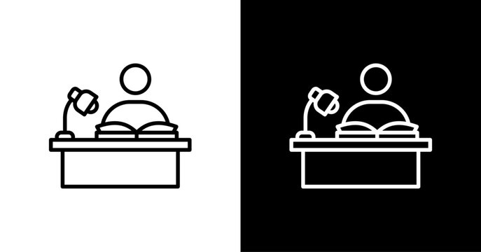 Independent Study  White Icon Set Design