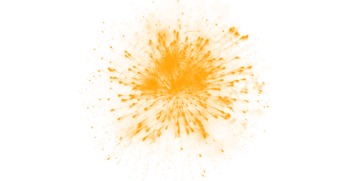 Golden firework texture, thin stroke lines. Isolated png illustration, transparent background. Design for overlay, montage, texture. Happy new year concept.	