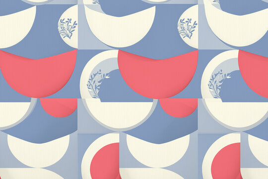 seamless pattern with blue and white stripes