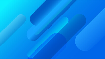 ILLUSTRATION ABSTRACT BACKGROUND ELEGANT BLUE GRADIENT SMOOTH LIQUID COLORFUL DESIGN WITH DIAGONAL GEOMETRIC SHAPES VECTOR TEMPLATE GOOD FOR MODERN WEBSITE, WALLPAPER, COVER DESIGN 