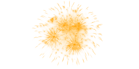 Golden firework texture, thin stroke lines. Isolated png illustration, transparent background. Design for overlay, montage, texture. Happy new year concept.	