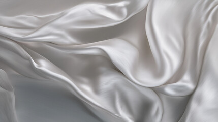 Naklejka premium white satin fabric
