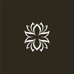 monogram logo vector