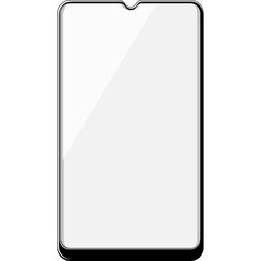 Transparent Screen Protector Guard for Modern Smartphone with Minimalist Design and Clear Display Area