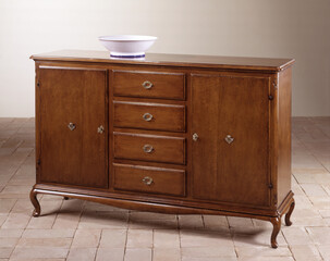 Still life of a wooden sideboard, classic style © oscar0
