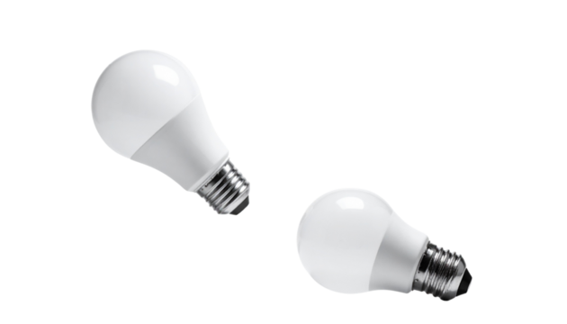  Elegant Gold Table Lamp Set, isolated on transparent background