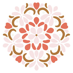 Lace Round Mocha Mousse