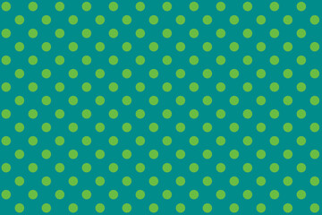 polkadot background colour Dark Cyan and Green