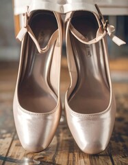 Elegant light-pink heels