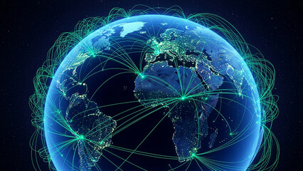Global business network connections