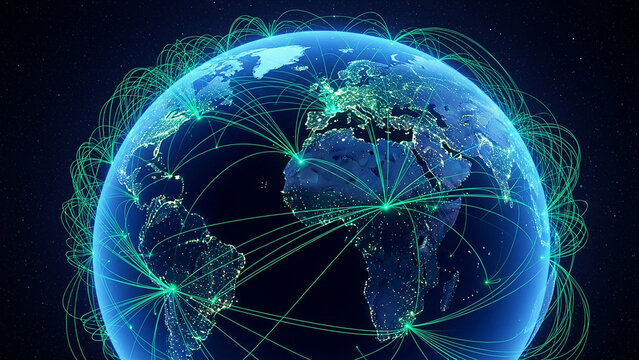 Global business network connections