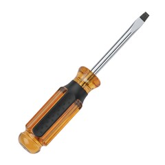 Fototapeta premium screwdriver isolated on white