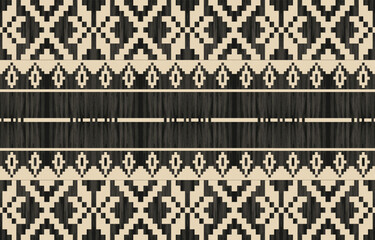 Southwest Native American seamless pattern, boho tribal Aztec Navajo geometric textile design, desert ethnic fabric background.