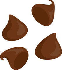 illustration chocolate chips