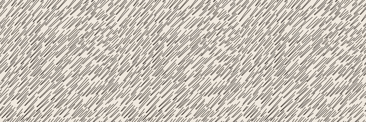 Crosshatch texture seamless pattern. Hand drawn pencil line, warm chocolate color and rain lines hatch. Vector pattern for wrapping paper, design template and creative project.