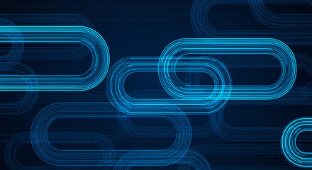 Abstract Blue Geometric Shapes Background image photo