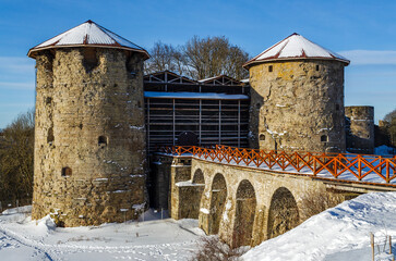 The ancient Koporye fortress.
