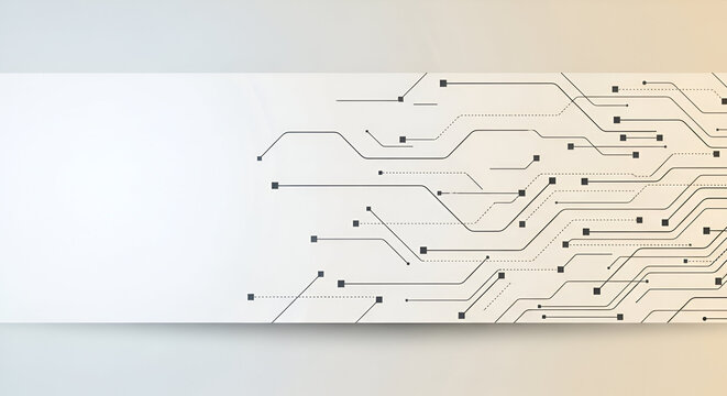 Abstract Circuit Board Lines and Dots Background technology