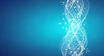 DNA Double Helix Abstract Scientific Background science