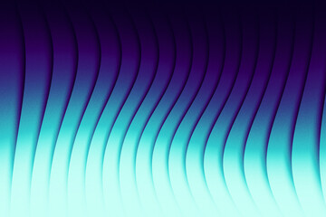 Abstract Wavy Gradient Lines in Blue and Purple