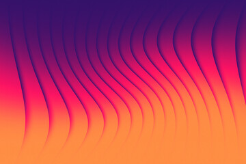 Vibrant orange, red, and purple Wavy Gradient Layers