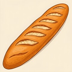 Artisanal bread displayed on a clean white backdrop.