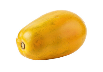 Isolated ripe papaya ready to eat tropical fruit close-up healthy food ingredient nutrition
