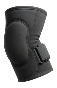 Charcoal elbow brace with contoured padding and Velcro closure.