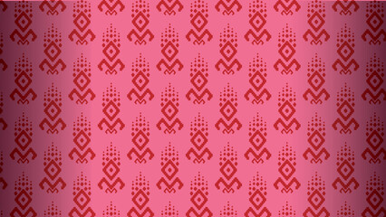 Tribal textile motifs pattern design