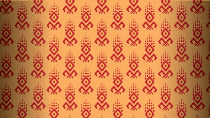 Tribal textile motifs pattern design
