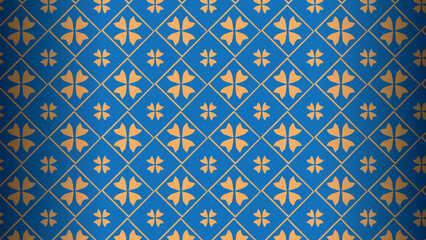 Tribal textile motifs pattern design