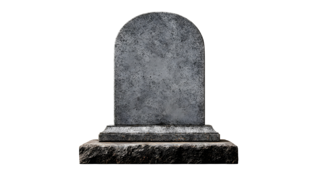 Empty Grave Marker for Memorial Purposes