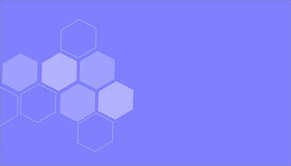 Blue hexagon pattern. Medical technology design.